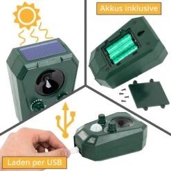 VOSS.sonic 2200 Ultraschall-Abwehr Mit Solarbetrieb 16 VOSS.sonic 2200 Ultraschall-Abwehr Mit Solarbetrieb -Optimal Ranchzaun Geschäft 45024 5 voss sonic 2200 laden per usb akkus inklusive wiederaufladbar 1