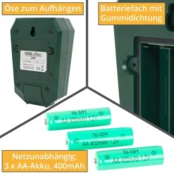 VOSS.sonic 2200 Ultraschall-Abwehr Mit Solarbetrieb 17 VOSS.sonic 2200 Ultraschall-Abwehr Mit Solarbetrieb -Optimal Ranchzaun Geschäft 45024 6 voss sonic 2200 mit batteriebetrieb ohne netzteil standortunabhaengig solarmodul 1