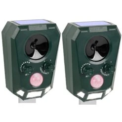 Doppelpack: VOSS.sonic 2200 Ultraschall-Abwehr Mit Solarbetrieb