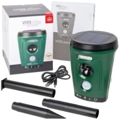 VOSS.sonic "360 Fusion" - 360° Ultraschall Tiervertreiber 23 VOSS.sonic "360 Fusion" - 360° Ultraschall Tiervertreiber -Optimal Ranchzaun Geschäft 45085 voss sonic ultraschallvertreiber katzenschreck lieferumfang