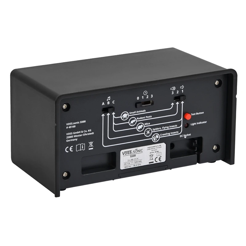 Ultraschall Ratten-, Mäuse-, Und Insektenverscheucher Bis 325qm 5 Ultraschall Ratten-, Mäuse-, Und Insektenverscheucher Bis 325qm – Bild 3