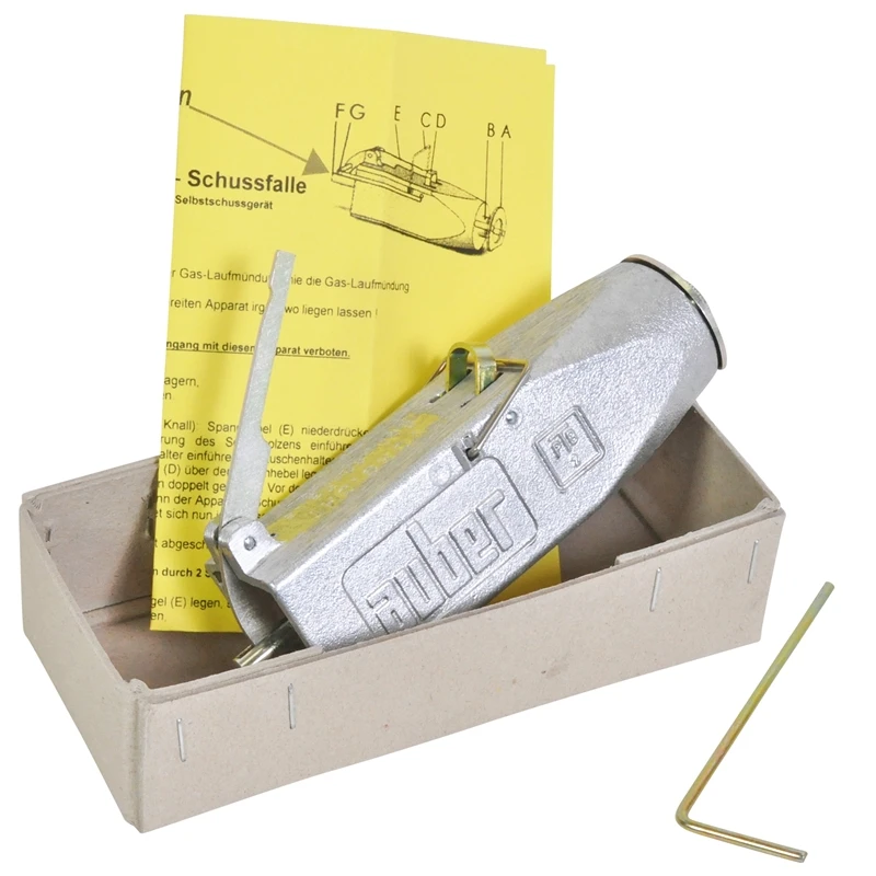 Wühlmausfalle, Selbstschuss, Schußapparat AUBER Inkl. 50 Kartuschen 5 Wühlmausfalle, Selbstschuss, Schußapparat AUBER Inkl. 50 Kartuschen – Bild 3