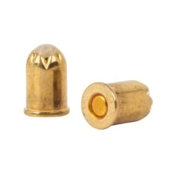 50 Platzkartuschen Kaliber 9 X 17 - Kartuschen Für Wühlmausschussfalle -Optimal Ranchzaun Geschäft 45282 Kartuschen Platzpatronen gelb 9x17mm