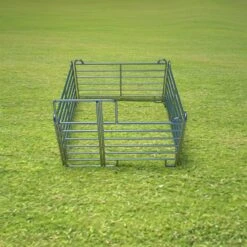 VOSS.farming Weidepanel-Set Einzelbox 3,00 X 3,00 M