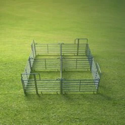 VOSS.farming Weidepanel-Set 4er Panel-Box, Je 3,00 X 3,00 M