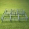 VOSS.farming Weidepanel-Set 2 X 3er Panel-Box, Je 3,00 X 3,00 M 1 VOSS.farming Weidepanel-Set 2 X 3er Panel-Box, Je 3,00 X 3,00 M -Optimal Ranchzaun Geschäft 45404.S3 VOSS.farming 2x3 fach Boxenreihe Panel Box 3 m Weidepanel mit Tor