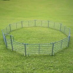 VOSS.farming Weidepanel-Set Longierzirkel Klein, 10,4 M Durchmesser