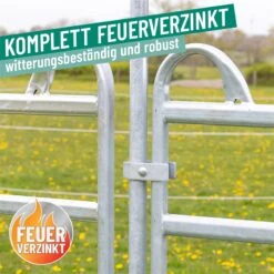 VOSS.farming Weidepanel Mit Tor 3,60 M -Optimal Ranchzaun Geschäft 45405 voss farming weidepanel mit tor feuerverzinkt