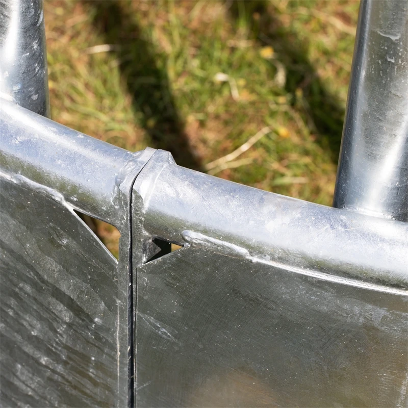 VOSS.farming Rundballenraufe, Heuraufe, Rundraufe Mit 8 Fressplätzen Und Palisadenfressgitter 14 VOSS.farming Rundballenraufe, Heuraufe, Rundraufe Mit 8 Fressplätzen Und Palisadenfressgitter – Bild 12