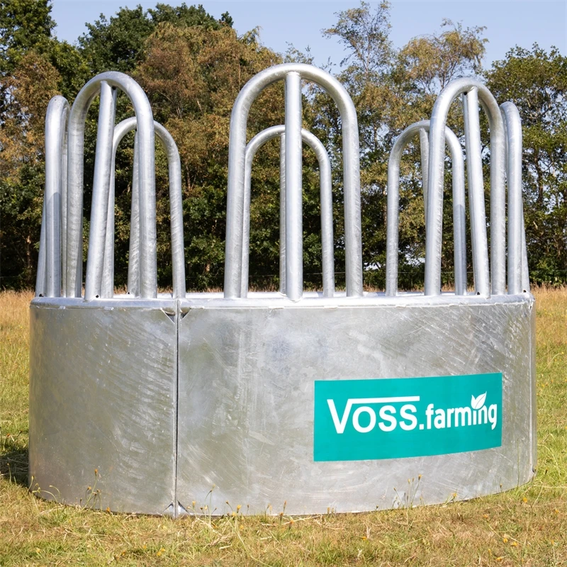 VOSS.farming Rundballenraufe, Heuraufe, Rundraufe Mit 8 Fressplätzen Und Palisadenfressgitter 5 VOSS.farming Rundballenraufe, Heuraufe, Rundraufe Mit 8 Fressplätzen Und Palisadenfressgitter – Bild 3