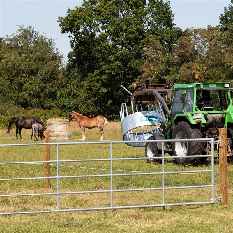 VOSS.farming Rundballenraufe, Heuraufe, Rundraufe Mit 8 Fressplätzen Und Palisadenfressgitter 7 VOSS.farming Rundballenraufe, Heuraufe, Rundraufe Mit 8 Fressplätzen Und Palisadenfressgitter – Bild 5