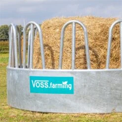 VOSS.farming Rundballenraufe, Heuraufe, Rundraufe Mit 12 Fressplätzen Und Palisadenfressgitter 20 VOSS.farming Rundballenraufe, Heuraufe, Rundraufe Mit 12 Fressplätzen Und Palisadenfressgitter -Optimal Ranchzaun Geschäft 45421 voss farming futterraufe rund pferdeweide ponyweide