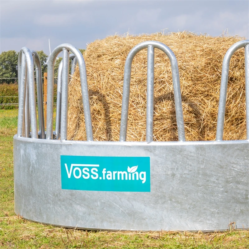 VOSS.farming Rundballenraufe, Heuraufe, Rundraufe Mit 12 Fressplätzen Und Palisadenfressgitter 9 VOSS.farming Rundballenraufe, Heuraufe, Rundraufe Mit 12 Fressplätzen Und Palisadenfressgitter – Bild 7
