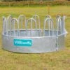 VOSS.farming Rundballenraufe, Heuraufe, Rundraufe Mit 12 Fressplätzen Und Palisadenfressgitter -Optimal Ranchzaun Geschäft 45421 voss farming grosse rundraufe heuraufe 12 fressplaetze