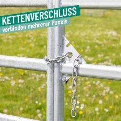 VOSS.farming Weidepanel 4,00 M Länge, 1,70 M Höhe -Optimal Ranchzaun Geschäft 45430 31 32 voss farming weidepanel kettenverschluss 3