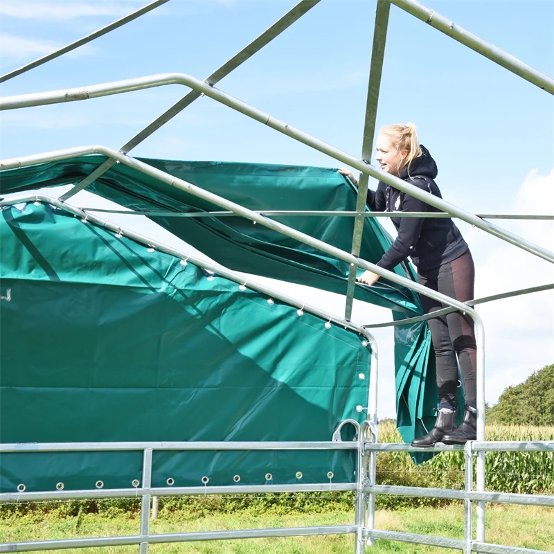 VOSS.farming Panel-Zelt - Weideunterstand - Weidezelt 3,6 M X 4 M 9 VOSS.farming Panel-Zelt - Weideunterstand - Weidezelt 3,6 M X 4 M – Bild 7