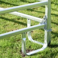 VOSS.farming Weidepanel-Zelt Mit Dachplane Und Kompletter Seitenplane, 3,6mx4m -Optimal Ranchzaun Geschäft 45446 voss farming mobiles weidezaunzelt panels feuerverzinkt