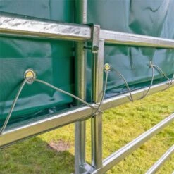 VOSS.farming Panel-Zelt - Weideunterstand - Weidezelt 3,6 M X 4 M 24 VOSS.farming Panel-Zelt - Weideunterstand - Weidezelt 3,6 M X 4 M -Optimal Ranchzaun Geschäft 45446 voss farming panelzelt extra robuste lkw plane