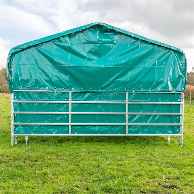 Rückplane Für Weidepanel-Zelt, 3.95 X 1.30m, Rundum Mit Ösen 7 Rückplane Für Weidepanel-Zelt, 3.95 X 1.30m, Rundum Mit Ösen – Bild 5