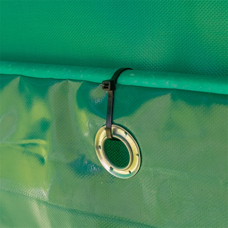 Rückplane Für Weidepanel-Zelt, 3.95 X 1.30m, Rundum Mit Ösen 9 Rückplane Für Weidepanel-Zelt, 3.95 X 1.30m, Rundum Mit Ösen – Bild 7