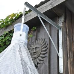 Halterung Für Bremsenfalle, Wandmontage, Feuerverzinkt -Optimal Ranchzaun Geschäft 45499 Halterung fuer Bremsenfalle geschraubt 2