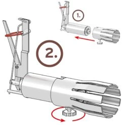 Kieferle W2 Wühlmausschussfalle + VOSS.garden Safety Crown® VSC + 50x Kartuschen 15 Kieferle W2 Wühlmausschussfalle + VOSS.garden Safety Crown® VSC + 50x Kartuschen -Optimal Ranchzaun Geschäft 45515 VOSS.garden Safetycrown VSC Aufsatz fuer Schussfallen 1