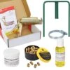 VOSS.garden Wühlmausschussgerät + 50x Kartuschen + Halterung + Lockmittel + Öl -Optimal Ranchzaun Geschäft 45534 voss garden wuehlmausschussfalle set