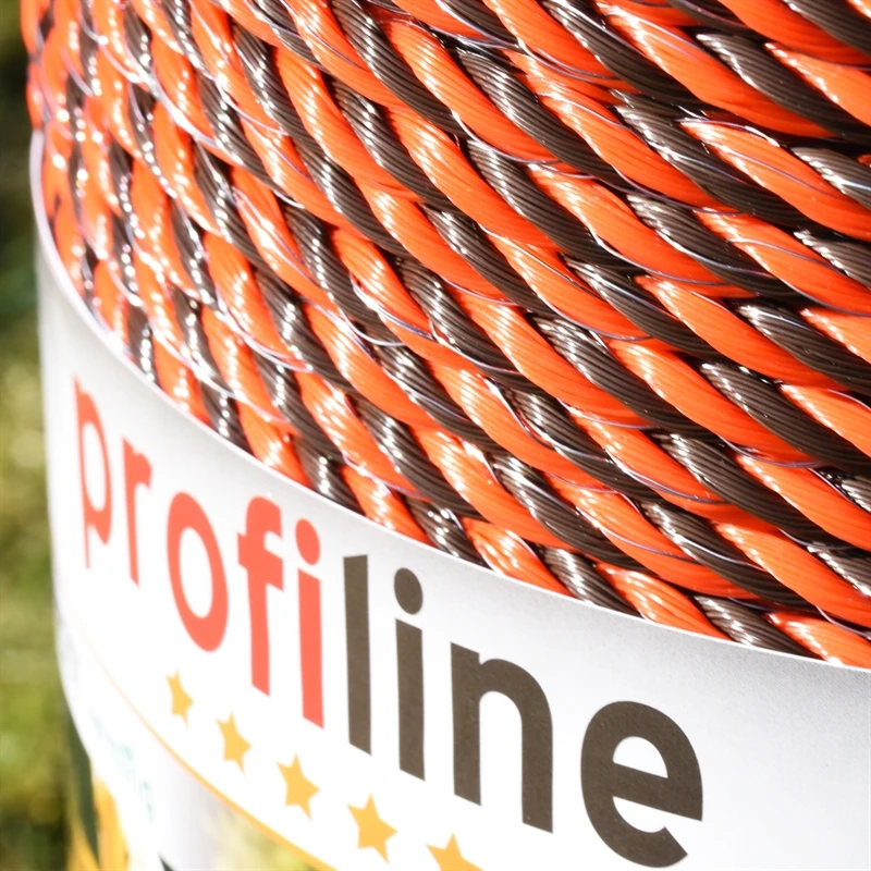 VOSS.farming Weidezaunseil 400 M, 3x0,3 Kupfer + 3x0,3 Niro, Orange/braun 8 VOSS.farming Weidezaunseil 400 M, 3x0,3 Kupfer + 3x0,3 Niro, Orange/braun – Bild 6