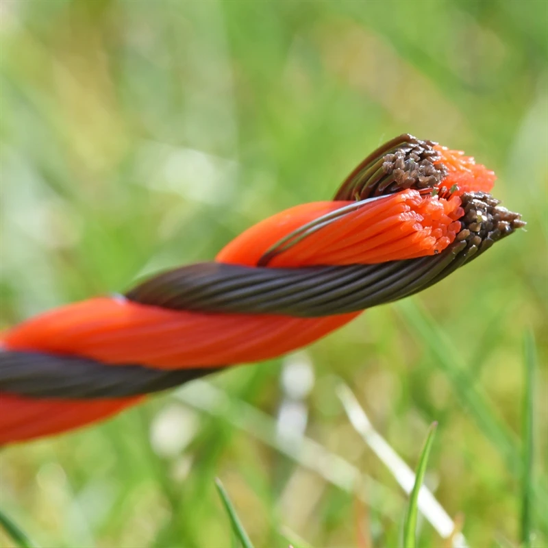 VOSS.farming Weidezaunseil 400 M, 3x0,3 Kupfer + 3x0,3 Niro, Orange/braun 10 VOSS.farming Weidezaunseil 400 M, 3x0,3 Kupfer + 3x0,3 Niro, Orange/braun – Bild 8