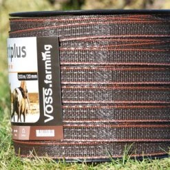 VOSS.farming Weidezaunband 200 M/20 Mm, 2x0,3 Kupfer + 4x0,3 Niro, Braun-orange 17 VOSS.farming Weidezaunband 200 M/20 Mm, 2x0,3 Kupfer + 4x0,3 Niro, Braun-orange -Optimal Ranchzaun Geschäft 45586 VOSS.farming Expertplus hochwertiges Weideband 20mm braun orange