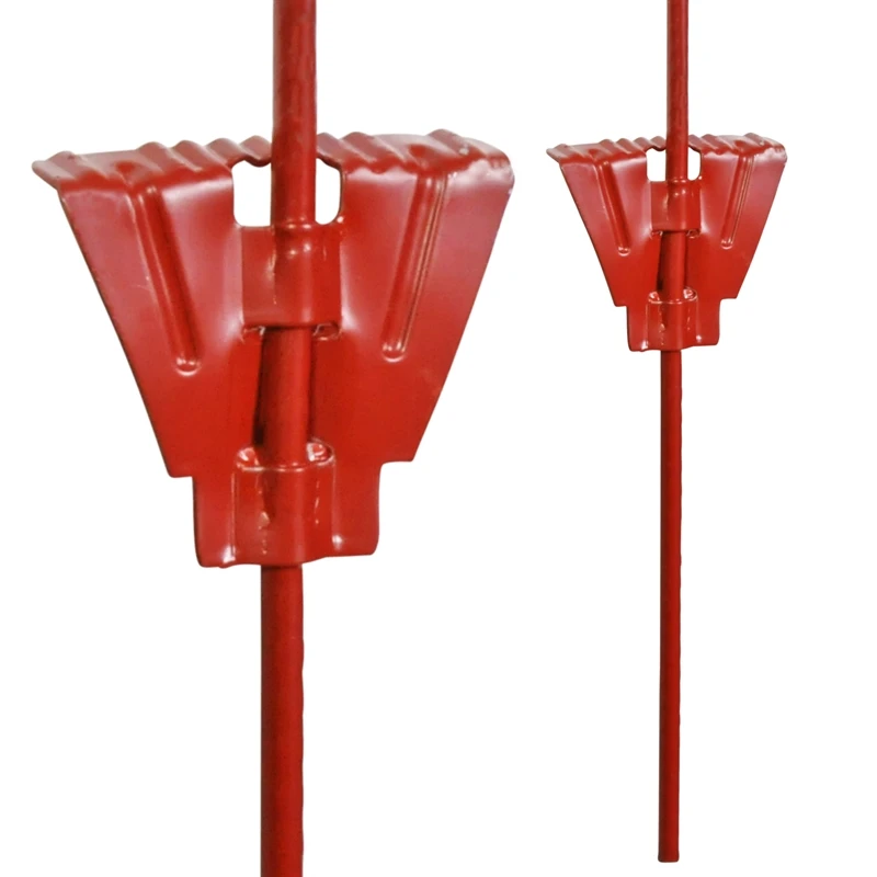 25x VOSS.farming Weidezaunpfahl 105 Cm, Rund, 7 Mm, Gelber Isolator 4 25x VOSS.farming Weidezaunpfahl 105 Cm, Rund, 7 Mm, Gelber Isolator – Bild 2