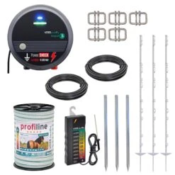 VOSS.farming Rehzaun Für Garten Mit Band 50 M (230 Volt)