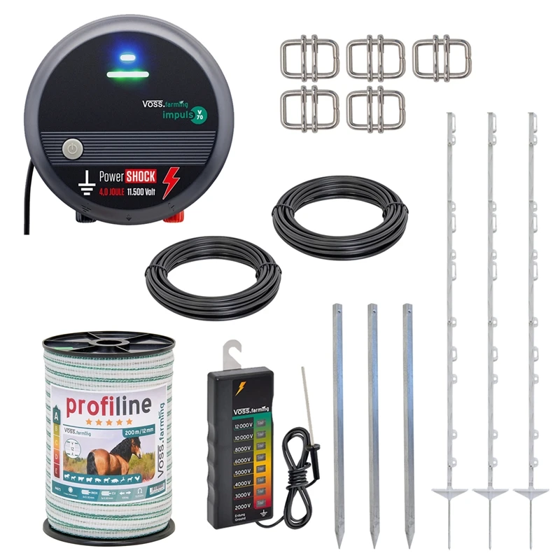 VOSS.farming Rehzaun Für Garten Mit Band 50 M (230 Volt) 3 VOSS.farming Rehzaun Für Garten Mit Band 50 M (230 Volt)