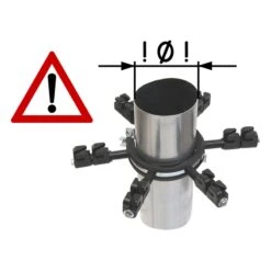 Marderabwehr Isolator, Für Fallrohr Ø 87-92mm 10 Marderabwehr Isolator, Für Fallrohr Ø 87-92mm -Optimal Ranchzaun Geschäft 46020 2