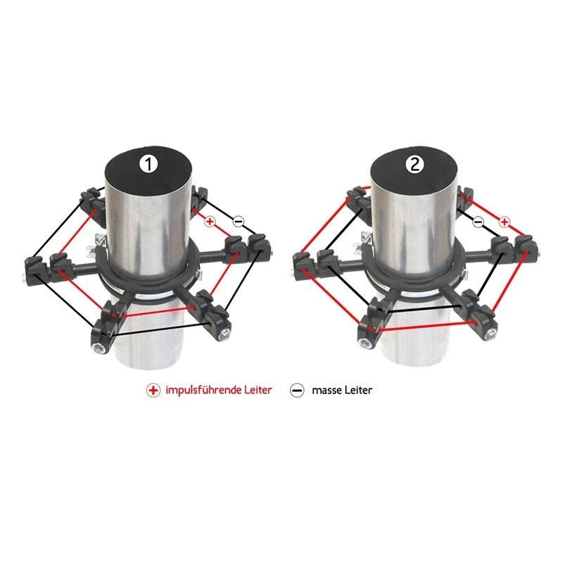 Marderabwehr Isolator, Für Fallrohr Ø 87-92mm 4 Marderabwehr Isolator, Für Fallrohr Ø 87-92mm – Bild 2