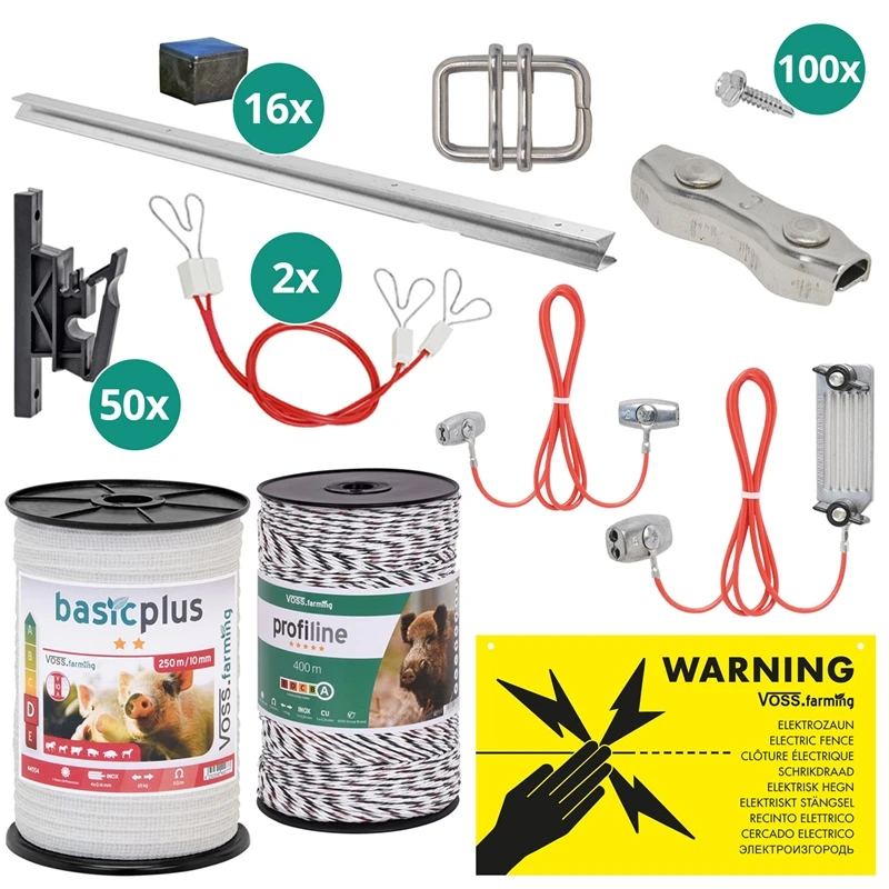 VOSS.farming Wildschwein-Erweiterungsset Für Weitere 100 M Wildschweinschutz 4 VOSS.farming Wildschwein-Erweiterungsset Für Weitere 100 M Wildschweinschutz – Bild 2