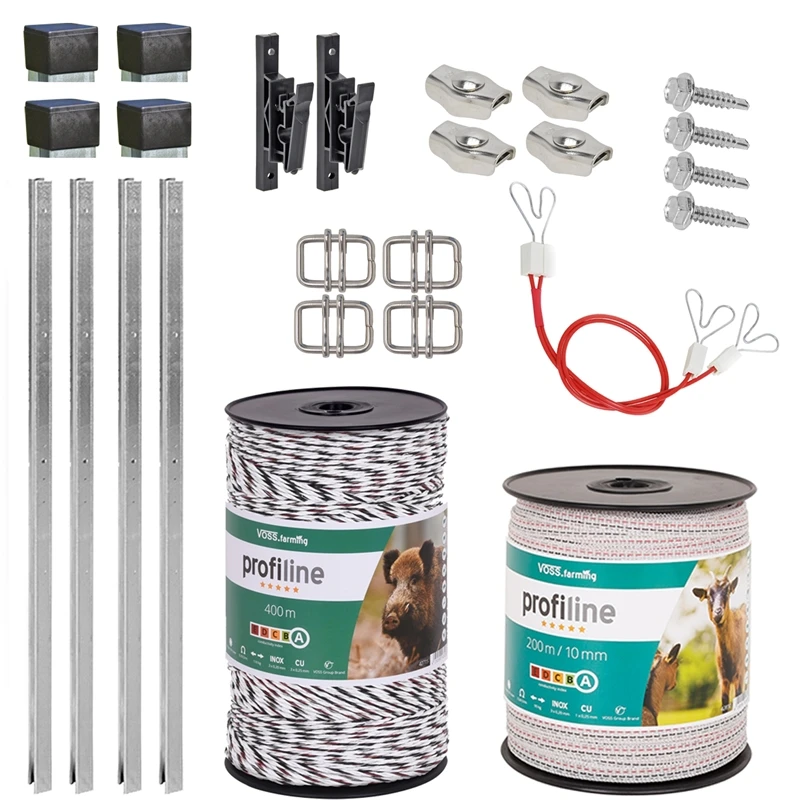 VOSS.farming Wildschweinzaun-Erweiterungs-Set - Für Weitere 100 Meter Wildschweinzaun 3 VOSS.farming Wildschweinzaun-Erweiterungs-Set - Für Weitere 100 Meter Wildschweinzaun