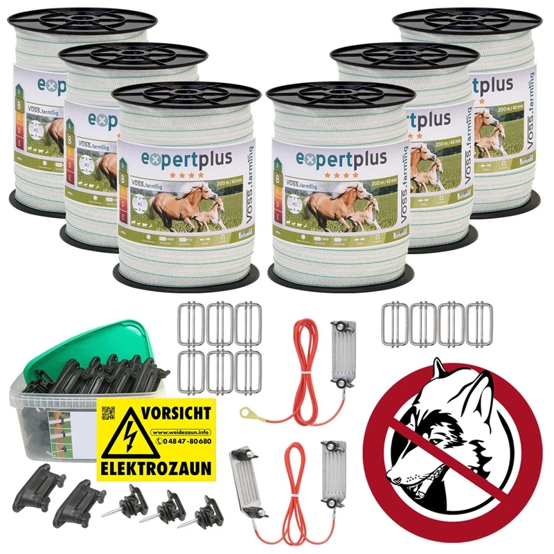 VOSS.farming Wolf-Notfallset Für Pferde (fester Zaun 400 M) 4 VOSS.farming Wolf-Notfallset Für Pferde (fester Zaun 400 M) – Bild 2