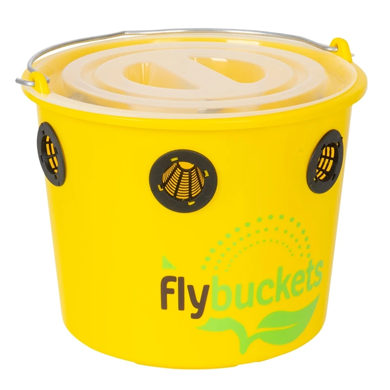 SET: Flybuckets Fliegenfalle + Lockmittel 240g - Fliegenschutz Für Stall & Weide 5 SET: Flybuckets Fliegenfalle + Lockmittel 240g - Fliegenschutz Für Stall & Weide – Bild 3