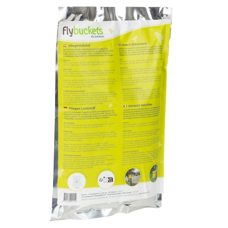 Flybusters Lockmittel, 240g, Nachfüll Lockstoff Für Fliegen Falle 4 Flybusters Lockmittel, 240g, Nachfüll Lockstoff Für Fliegen Falle – Bild 2