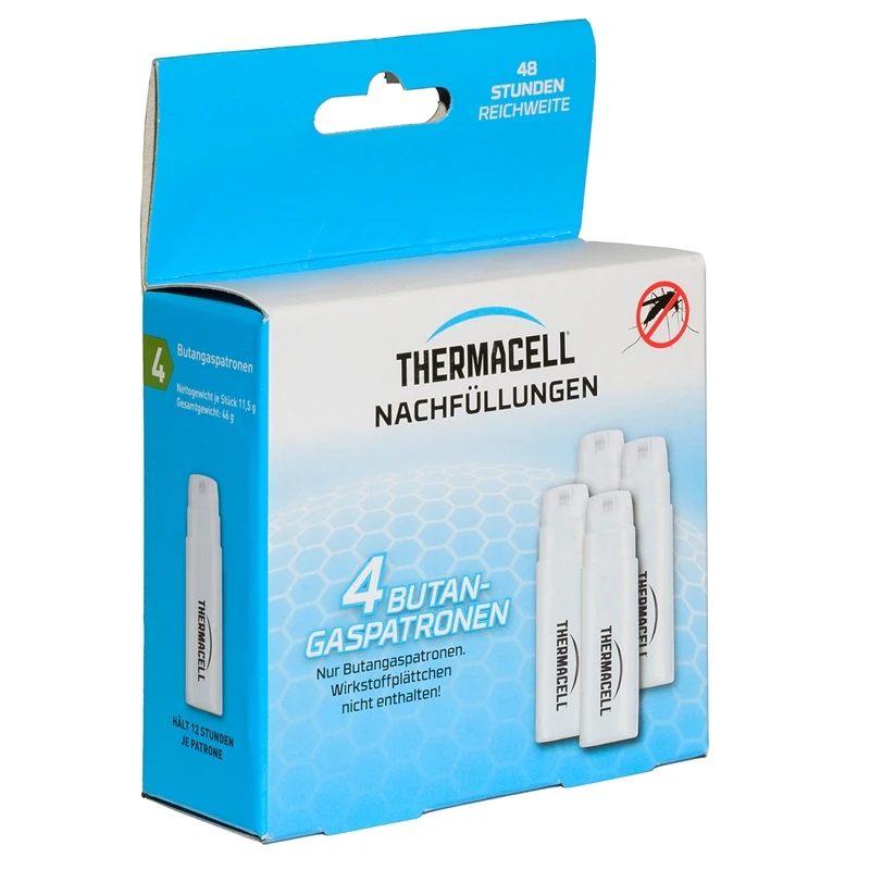 Thermacell Nachfüllpack C-4 Gaskartuschen, 4 Stück 4 Thermacell Nachfüllpack C-4 Gaskartuschen, 4 Stück – Bild 2