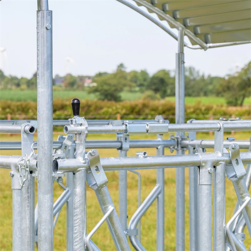 VOSS.farming Viereckraufe, Heuraufe, Rundballenraufe Mit Dach Und Fressgitter, Höhenverstellbar 7 VOSS.farming Viereckraufe, Heuraufe, Rundballenraufe Mit Dach Und Fressgitter, Höhenverstellbar – Bild 5