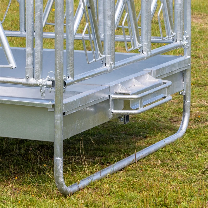 VOSS.farming Viereckraufe, Heuraufe, Rundballenraufe Mit Dach Und Fressgitter, Höhenverstellbar 6 VOSS.farming Viereckraufe, Heuraufe, Rundballenraufe Mit Dach Und Fressgitter, Höhenverstellbar – Bild 4