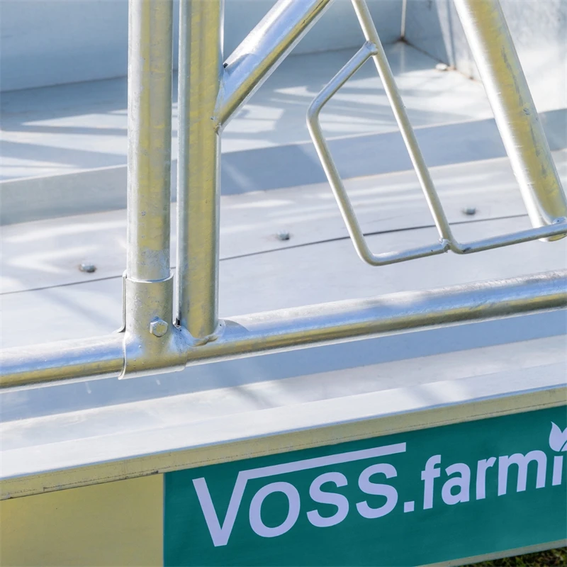 VOSS.farming Viereckraufe, Heuraufe, Rundballenraufe Mit Dach Und Fressgitter, Höhenverstellbar 11 VOSS.farming Viereckraufe, Heuraufe, Rundballenraufe Mit Dach Und Fressgitter, Höhenverstellbar – Bild 9
