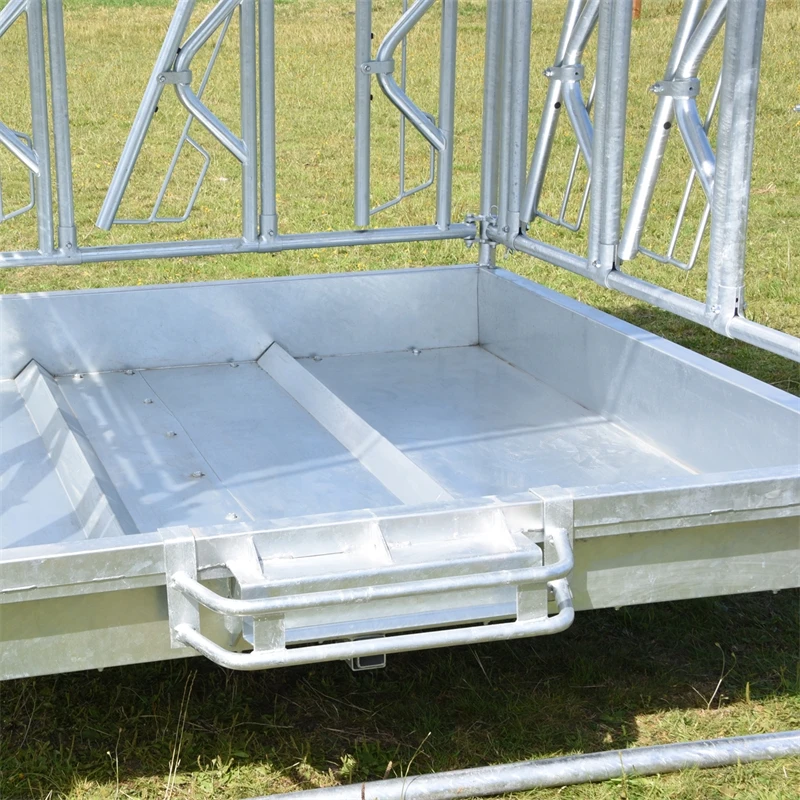 VOSS.farming Viereckraufe, Heuraufe, Rundballenraufe Mit Dach Und Fressgitter, Höhenverstellbar 13 VOSS.farming Viereckraufe, Heuraufe, Rundballenraufe Mit Dach Und Fressgitter, Höhenverstellbar – Bild 11