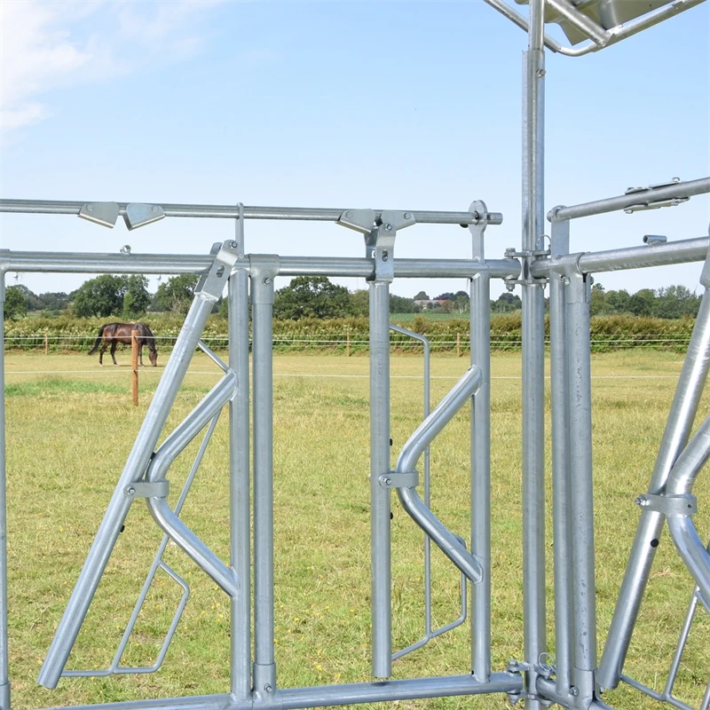 VOSS.farming Viereckraufe, Heuraufe, Rundballenraufe Mit Dach Und Fressgitter, Höhenverstellbar 10 VOSS.farming Viereckraufe, Heuraufe, Rundballenraufe Mit Dach Und Fressgitter, Höhenverstellbar – Bild 8