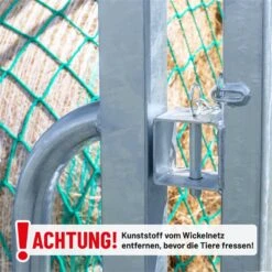 VOSS.farming Viereckraufe, Futterraufe, Rundballenraufe 2 X 2 M Mit Dach Und Palisadenfressgitter 23 VOSS.farming Viereckraufe, Futterraufe, Rundballenraufe 2 X 2 M Mit Dach Und Palisadenfressgitter -Optimal Ranchzaun Geschäft 503902 voss farming viereckraufe mit dach robuste scharniere