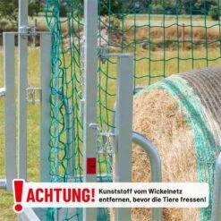 VOSS.farming Heuraufe Spar-Set, 2x2m Mit Dach Und Palisadenfressgitter + Futtersparnetz + Rahmen 19 VOSS.farming Heuraufe Spar-Set, 2x2m Mit Dach Und Palisadenfressgitter + Futtersparnetz + Rahmen -Optimal Ranchzaun Geschäft 503902 voss farming viereckraufe mit palisadenfressgitter 12 fressplaetze futtersparnetz