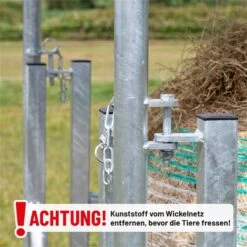 VOSS.farming Viereckraufe, Heuraufe Mit Dach Und Palisadenfressgitter, Höhenverstellbar -Optimal Ranchzaun Geschäft 503904 voss farming viereckraufe leicht zu oeffnen