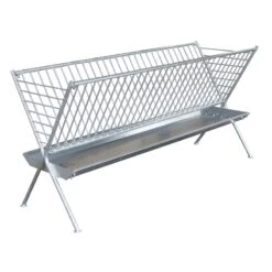 KERBL Heuraufe, Heudoppelraufe Ohne Dach Für Schafe, Ziegen, Kälber Und Wild